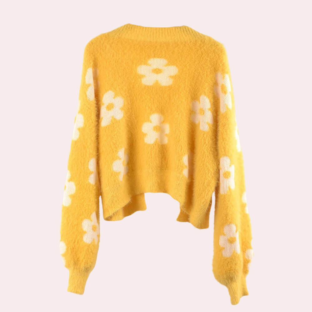 Stilla | Sød Sweatshirt Af Floral Douillet Med Fantasifulde ærmer