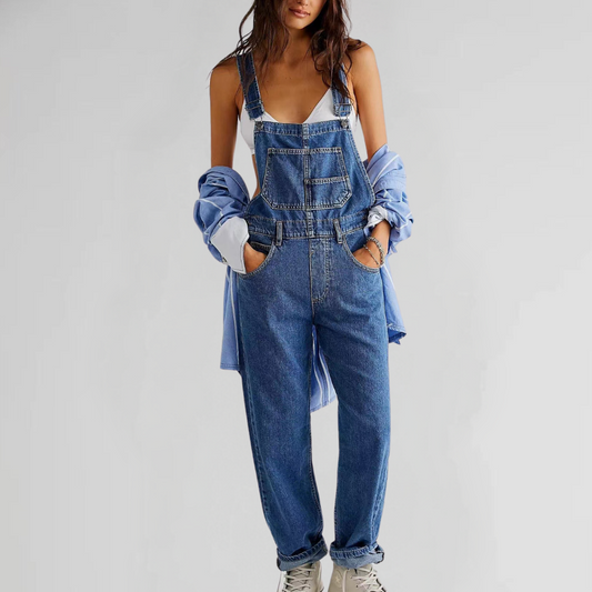 Stilla | Behagelig Denim Jumpsuit Til Kvinder