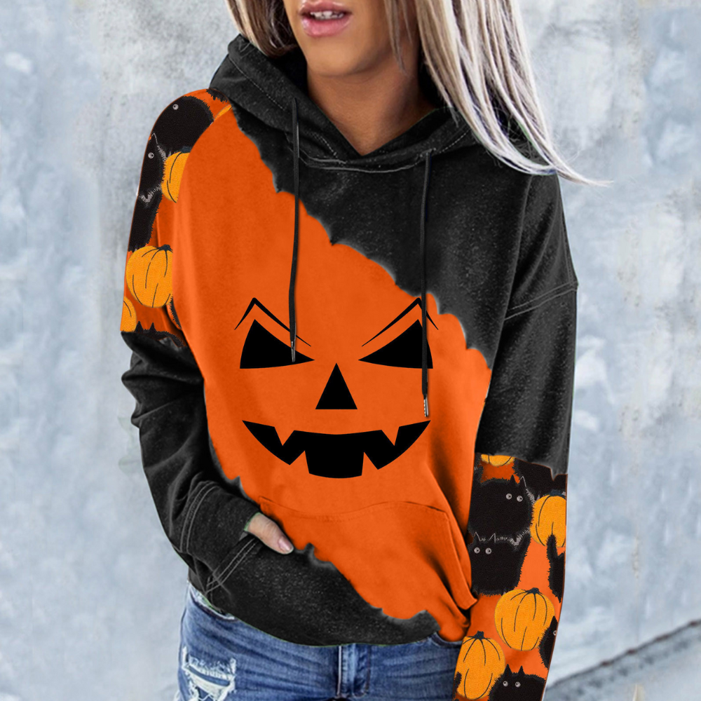 Stilla | Trendy Kvinders Halloween Sweatshirts