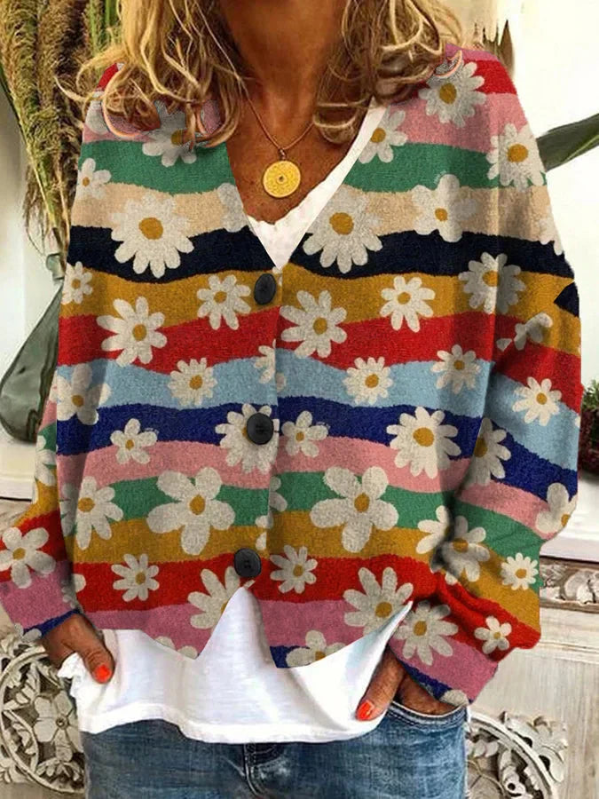 Stilla | Casual flannel cardigan til kvinder med ternet mønster