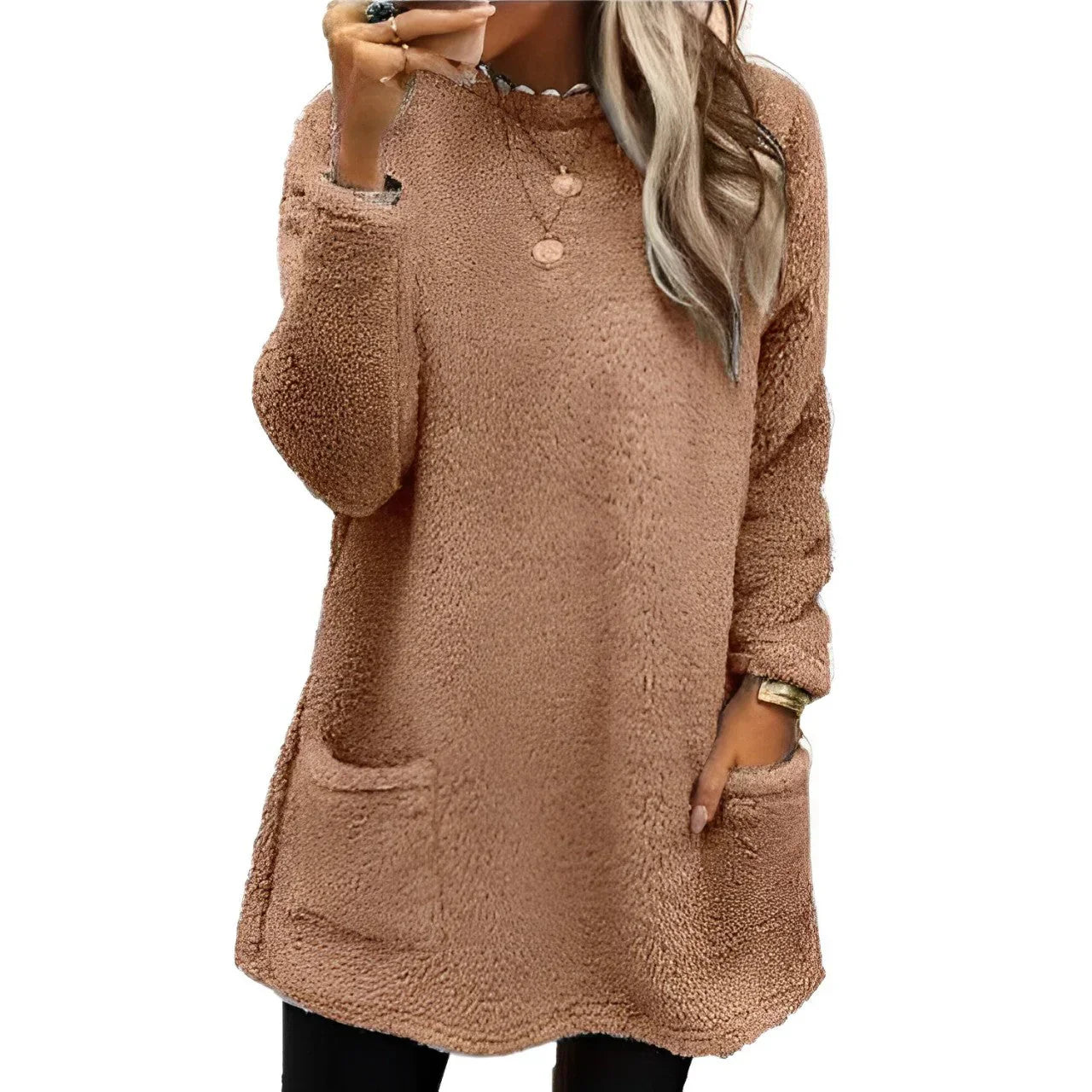 Stilla | Hyggeligt Furry Pullover Til Kvinder