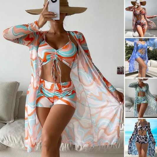 Stilla | Høj Talje Bikinier Sæt Med Dækning