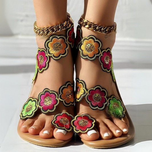 Stilla | Kvinders Sandaler Med Blomster
