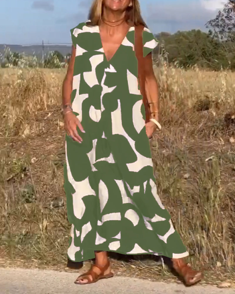 Stilla | V Hals Kjole Eksplosion Af Stil Og Elegance!