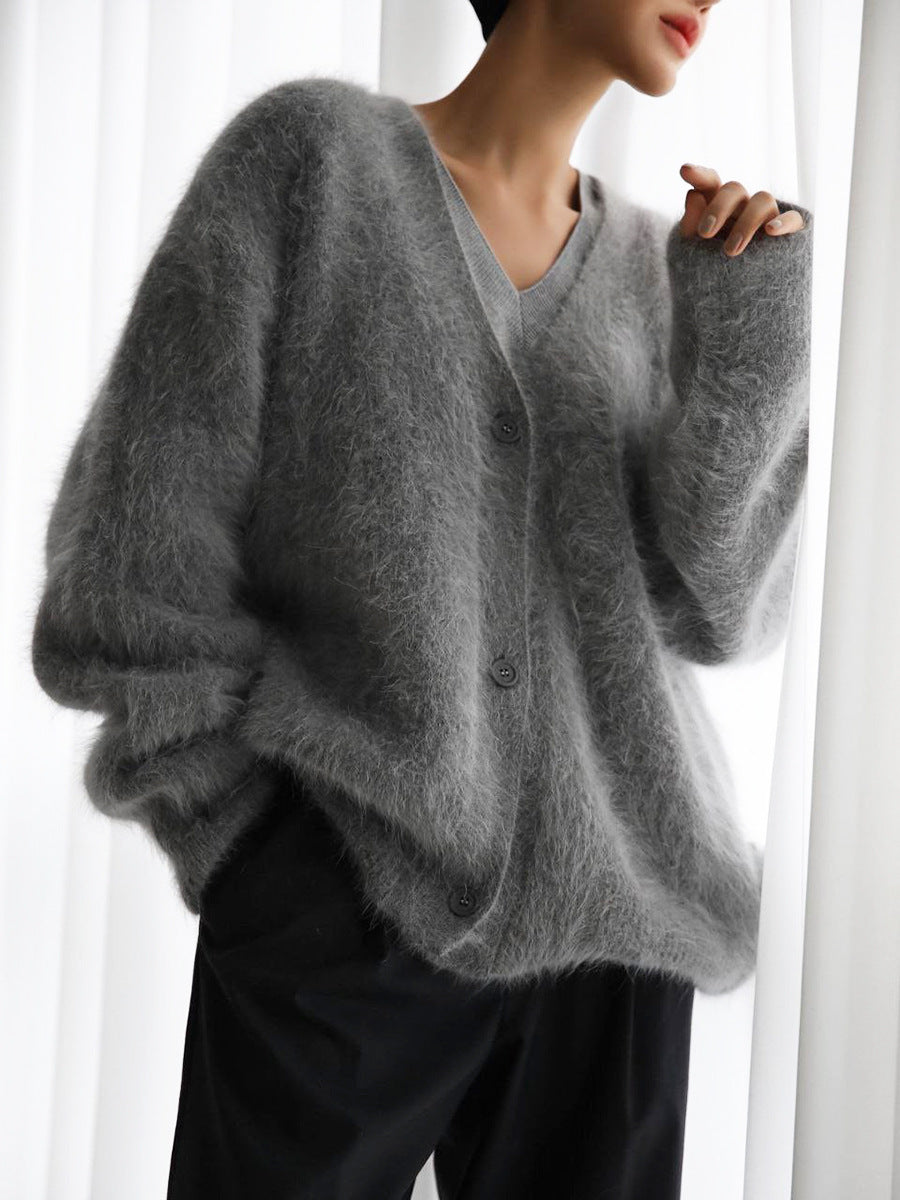 Stilla | Komfortabel V-hals Strik cardigan