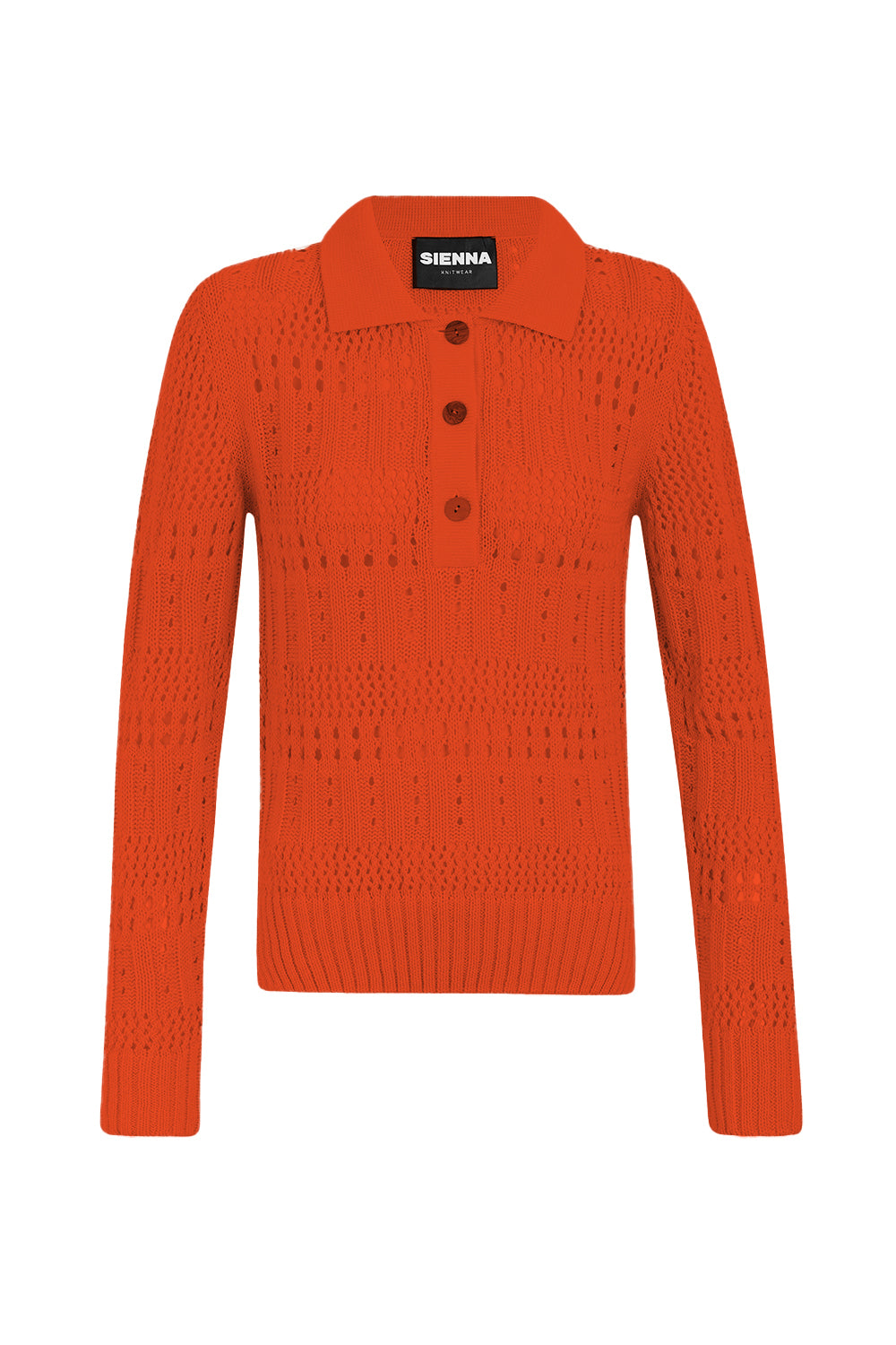 Stilla-Strik - RØD ORANGE