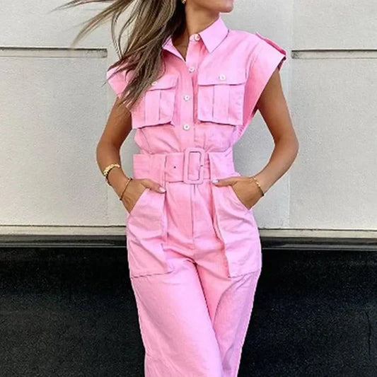 Stilla | Babyrosa Elegante Jumpsuit
