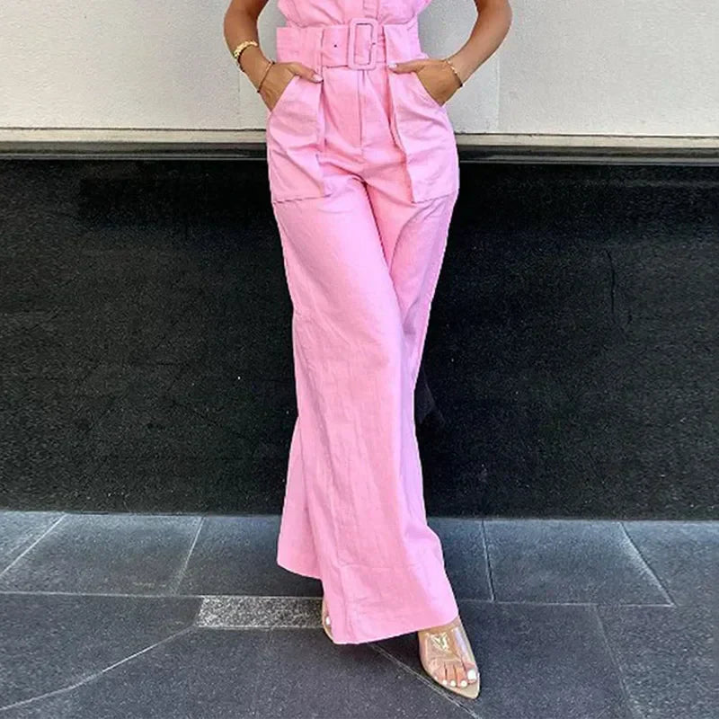 Stilla | Babyrosa Elegante Jumpsuit