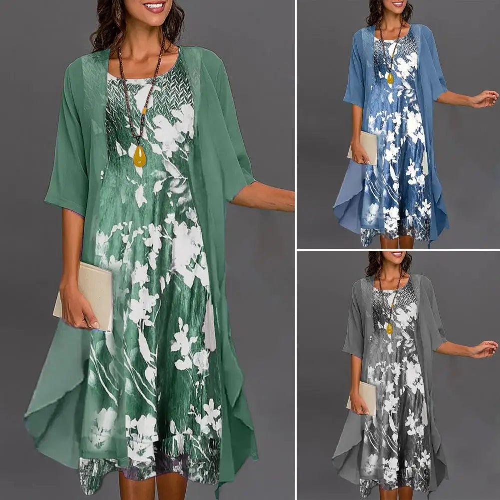 Stilla | Blomstret Sommerkjole i Romantisk Look
