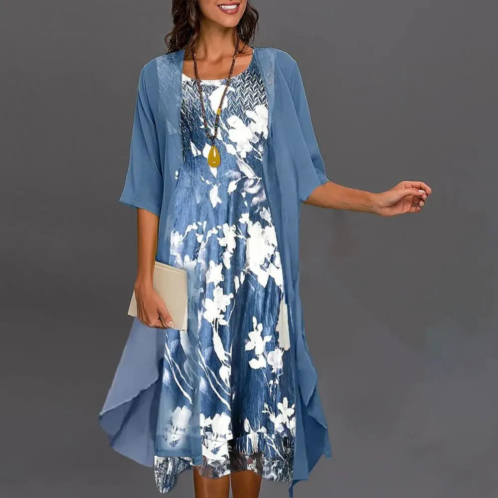 Stilla | Blomstret Sommerkjole i Romantisk Look