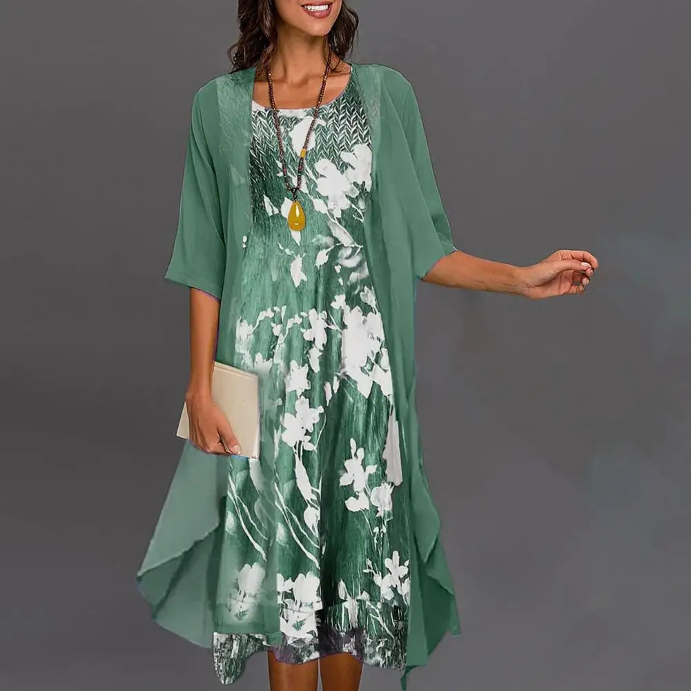 Stilla | Blomstret Sommerkjole i Romantisk Look