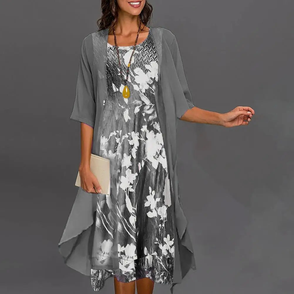 Stilla | Blomstret Sommerkjole i Romantisk Look
