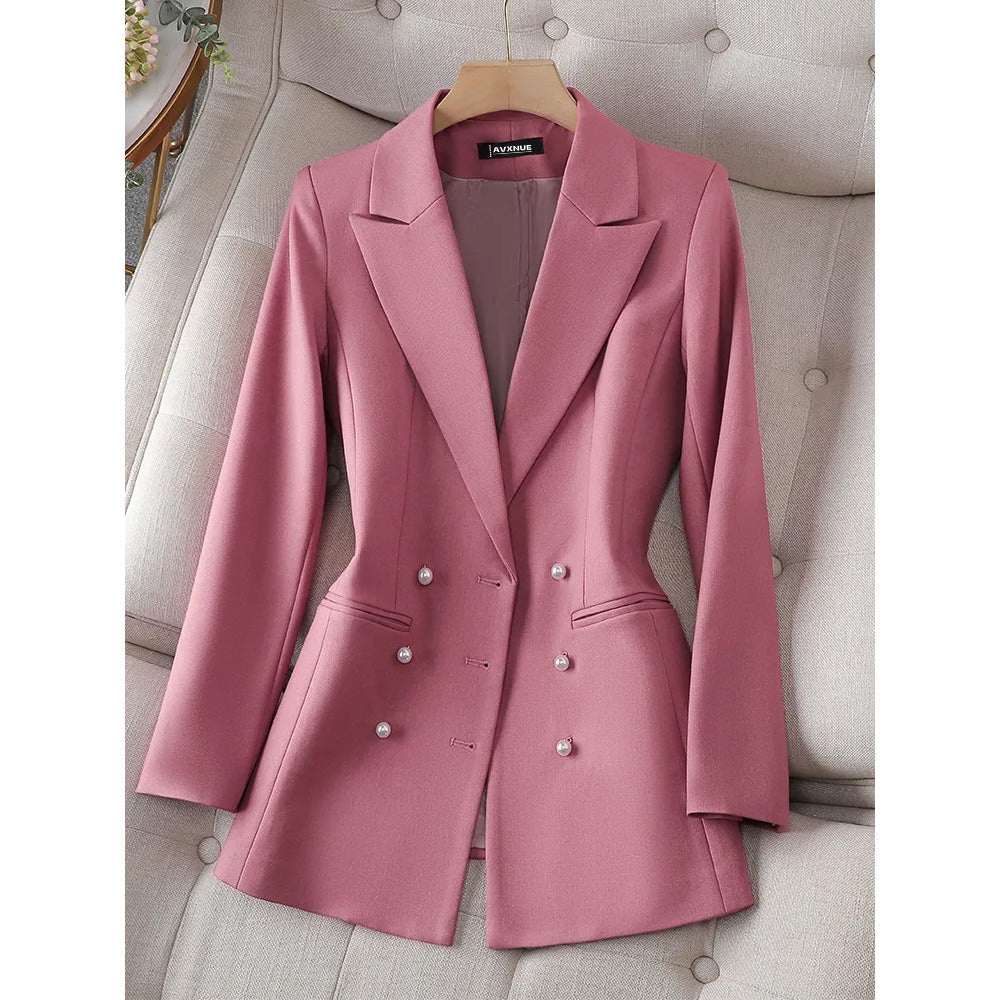 Stilla | Taljeret Blazer Med Perleknapper