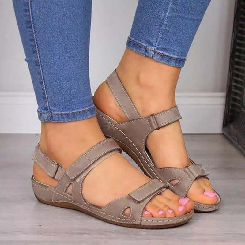 Stilla | sandaler Komfortable damesandaler med velcrolukning