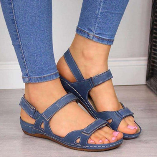 Stilla | sandaler Komfortable damesandaler med velcrolukning