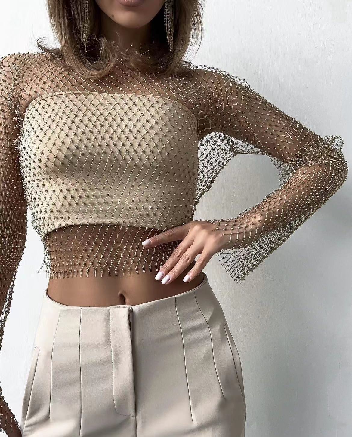 Stilla | Maska Top med strass