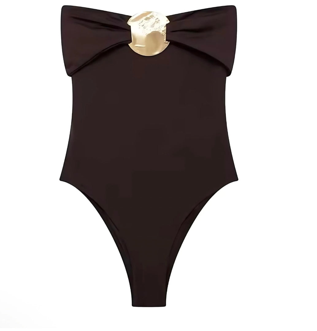 Stilla | Glamour Stropløs Bodysuit til Kvinder