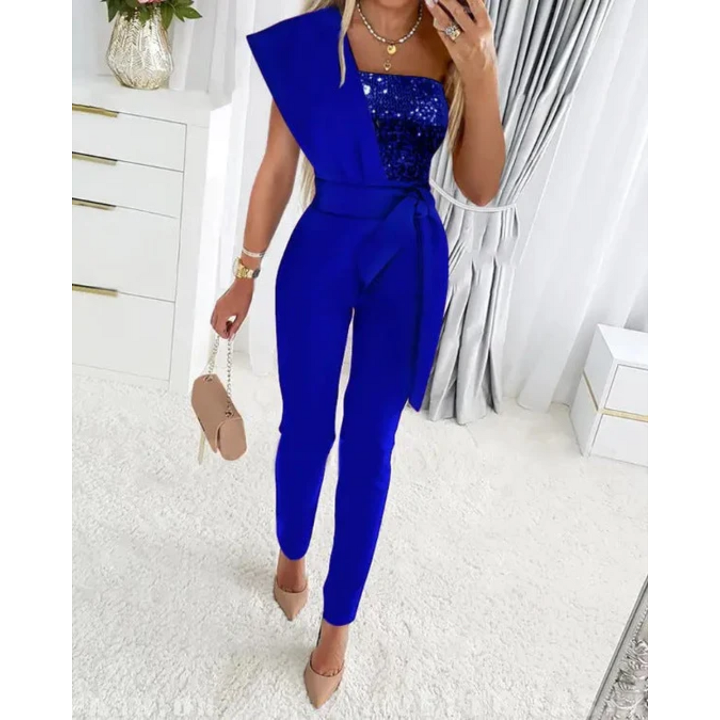 Stilla | Glinsende Jumpsuit til kvinder