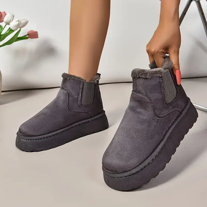 Stilla | Dame Støvler Polarfoder, Slip On, Hyggelige