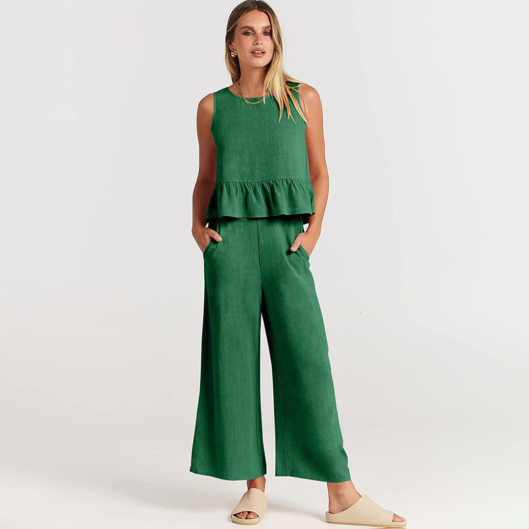 Stilla | to Dels Jumpsuit Kjole Til Kvinder Stilfuld og Alsidig