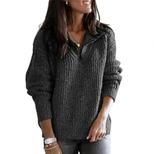 Stilla | Pullover med halvsidig lynlås Patrizia