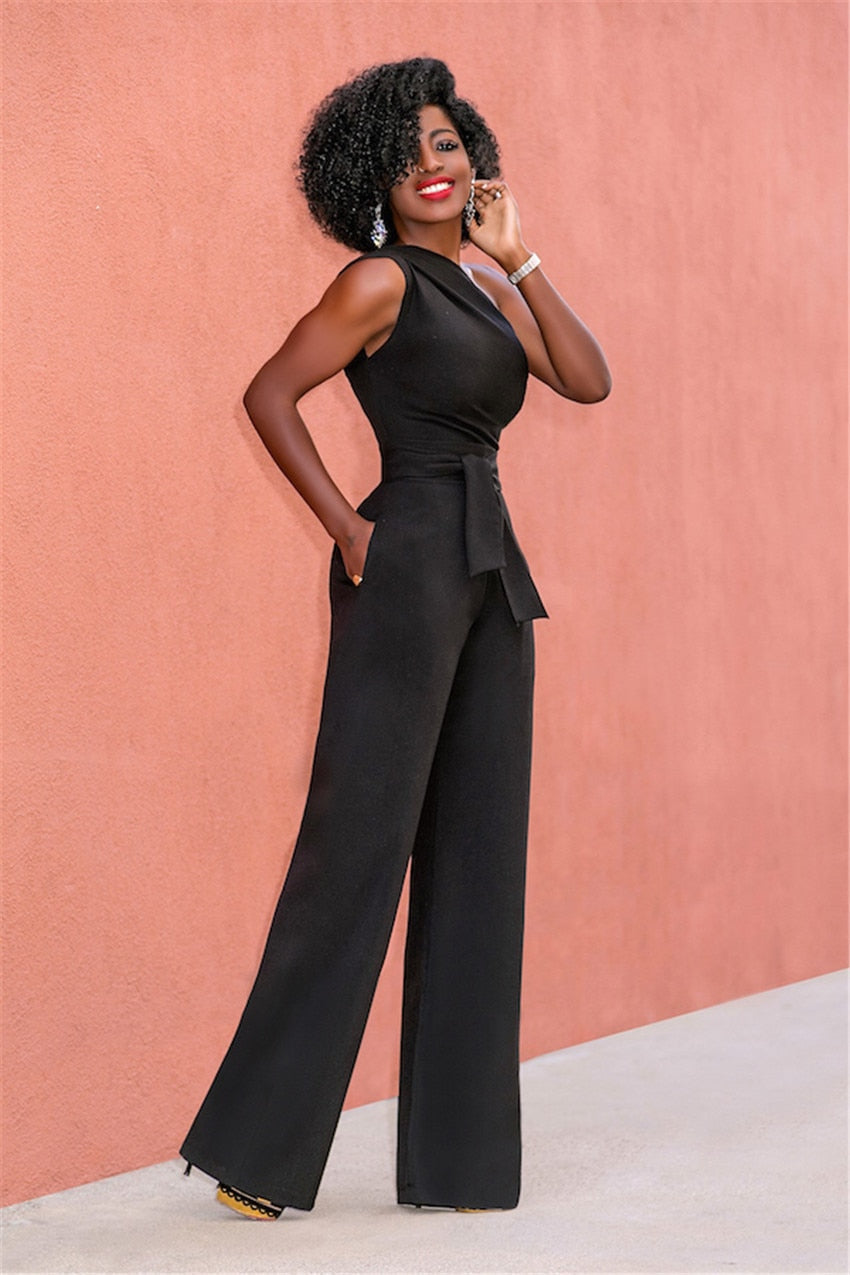 Stilla | One Shoulder Jumpsuit Elegante og Moderne