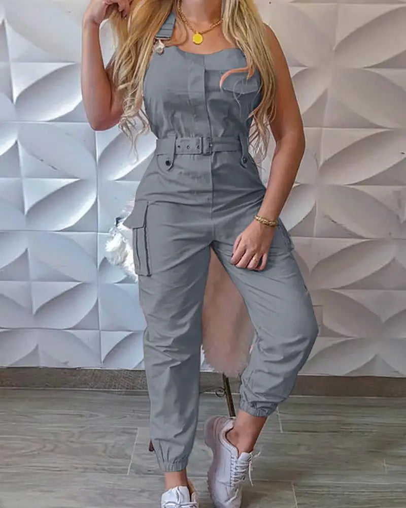 Stilla | Jumpsuit Cargo Overall Med Bælte