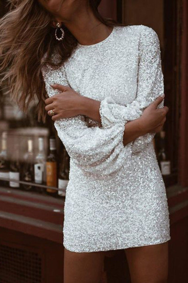 Stilla | Elegant Paillet Bodycon Kjole
