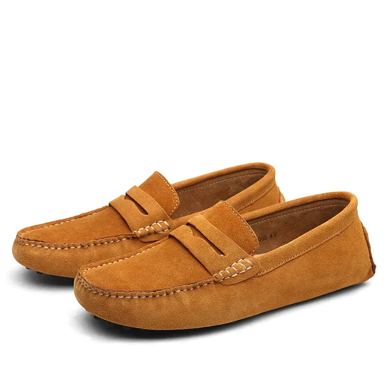 Stilla | Loafers Af Suede I Italiensk Stil