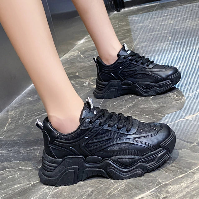 Stilla | Chunky Sneakers Komfortable Ergonomiske Sneakers