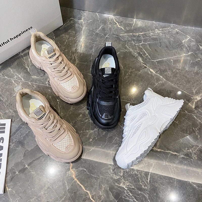 Stilla | Chunky Sneakers Komfortable Ergonomiske Sneakers