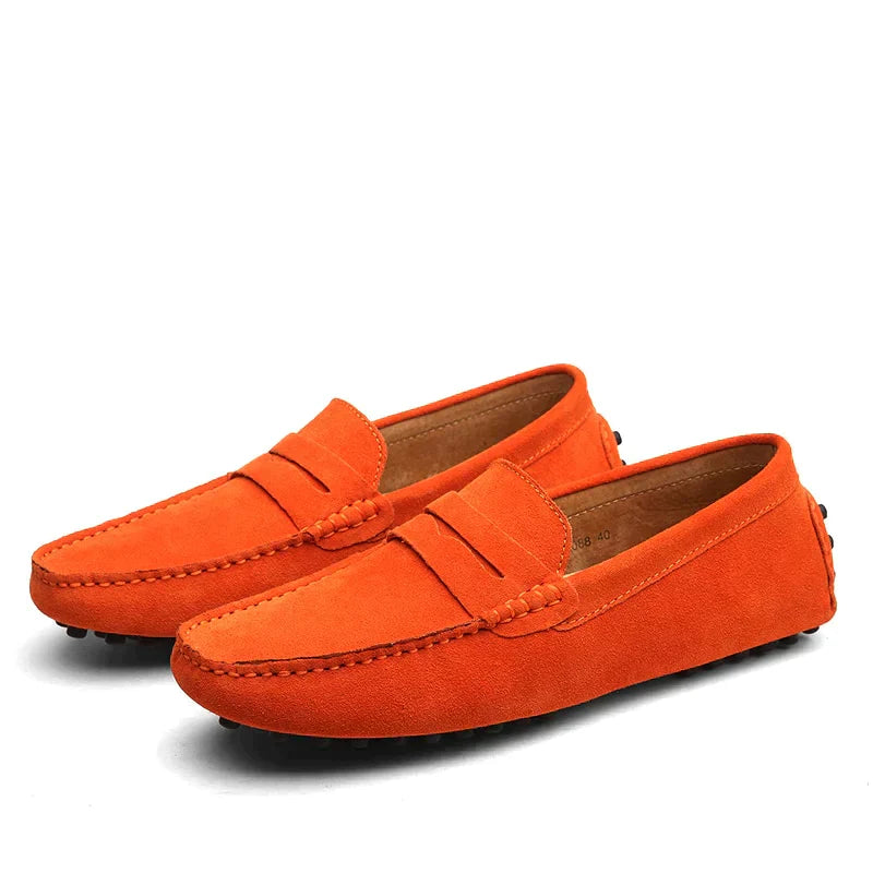 Stilla | Loafers i Suede i Italiensk Stil
