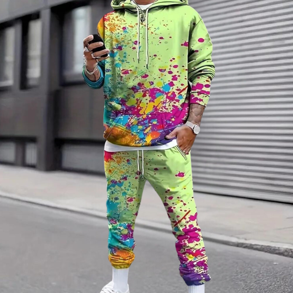 Stilla | Sæt med Hoodie Og Joggingbukser til Mænd
