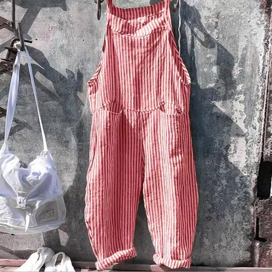 Stilla | Stribet Elegante Jumpsuit