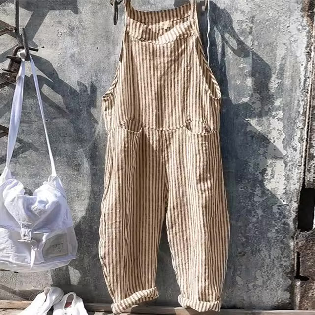 Stilla | Stribet Elegante Jumpsuit