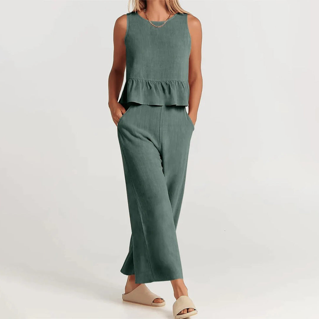 Stilla | to Dels Jumpsuit Kjole Til Kvinder Stilfuld og Alsidig