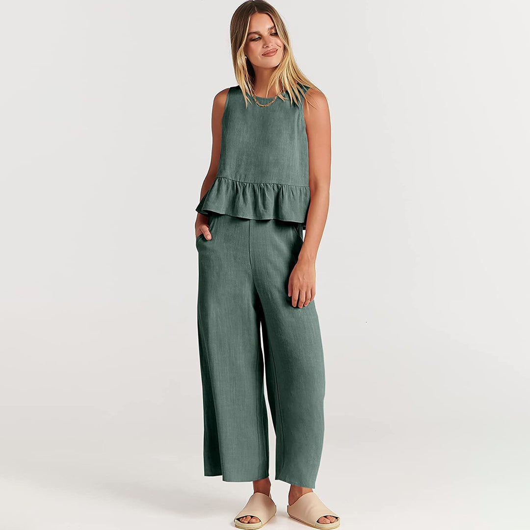 Stilla | to Dels Jumpsuit Kjole Til Kvinder Stilfuld og Alsidig