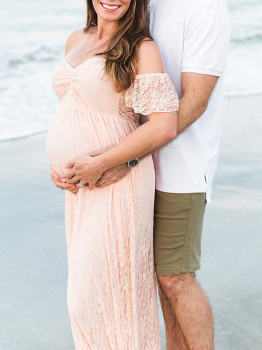 Stilla | Enkelt Farve Blonde Åben Skuldre Fisk Haleforaudskæring Kjoler Til Fotoshoots