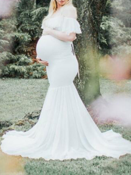 Stilla | Patchwork Balze Underkjole Elegante Fotografi Kjoler Til Sirene Maxi Kjoler