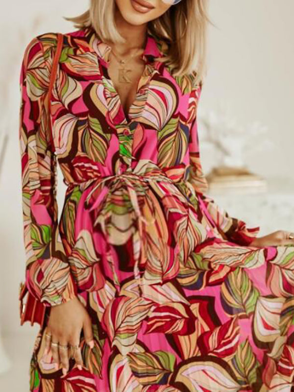 Stilla | Gravidkjole Til Blomsterprint Plisseret Lanternærme Gravid Bohem Maxi Kjoler Kjole