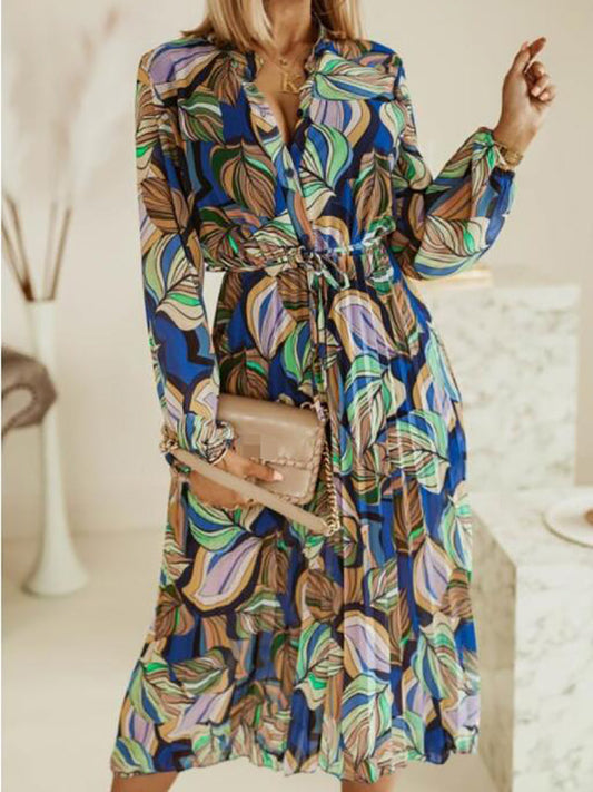 Stilla | Gravidkjole Til Blomsterprint Plisseret Lanternærme Gravid Bohem Maxi Kjoler Kjole