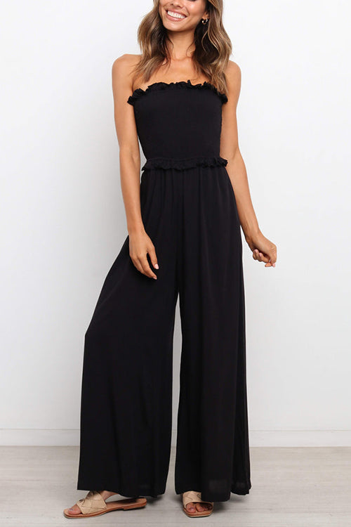 Stilla | Stropfri Rynket Bodice Jumpsuits