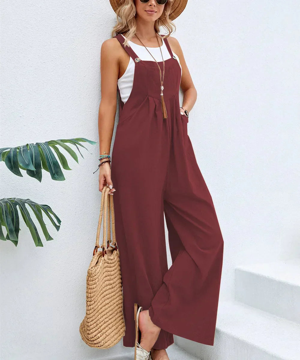 Stilla | Let og Komfortabel Ærmeløs Jumpsuit