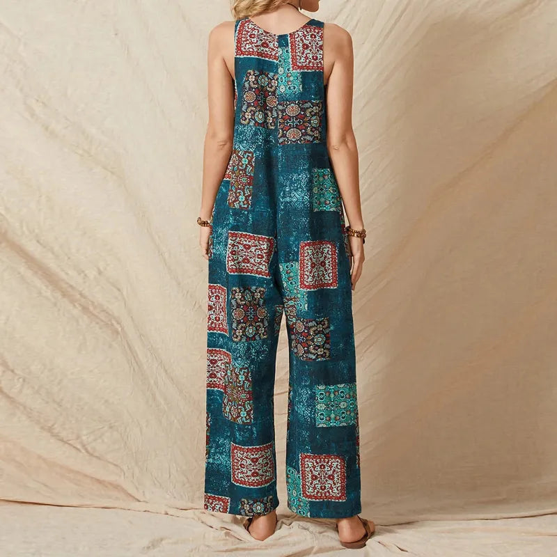 Stilla | Print Afslappet Jumpsuit