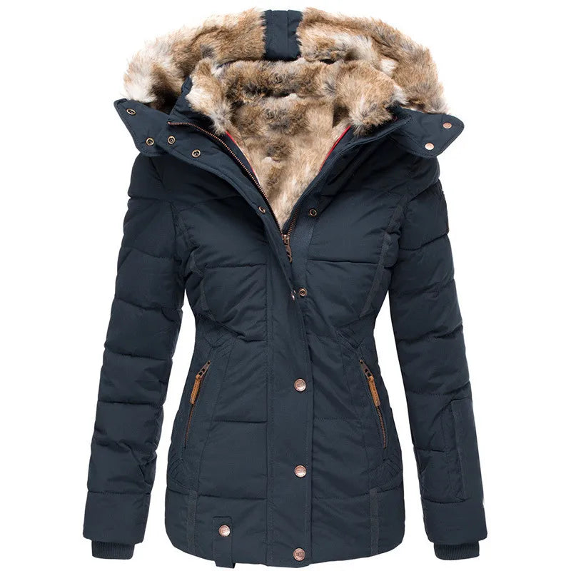 Stilla | Varmere Parka Med Fôret Hood