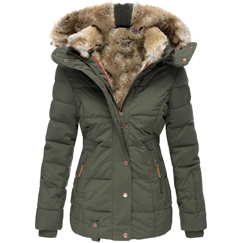 Stilla | Varmere Parka Med Fôret Hood