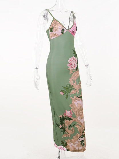 Stilla | Verde Underkjole Den Mode Tynd Fest Ferie Maxi Kjoler Graviditetskjoler