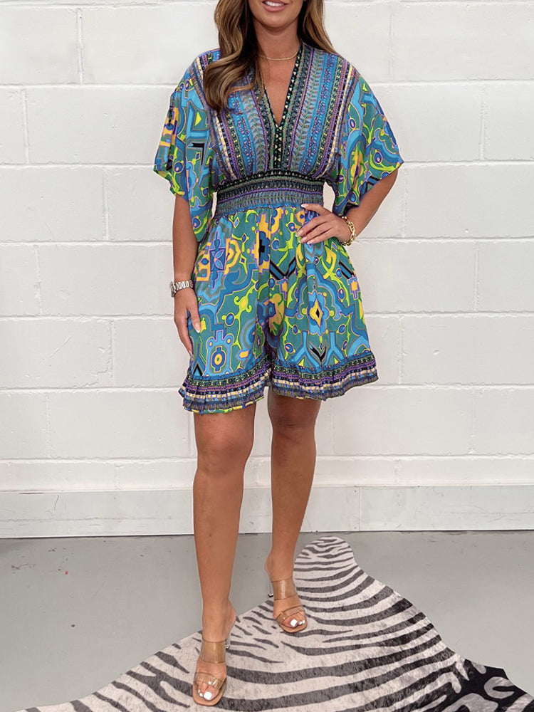Stilla | Løs kort jumpsuit