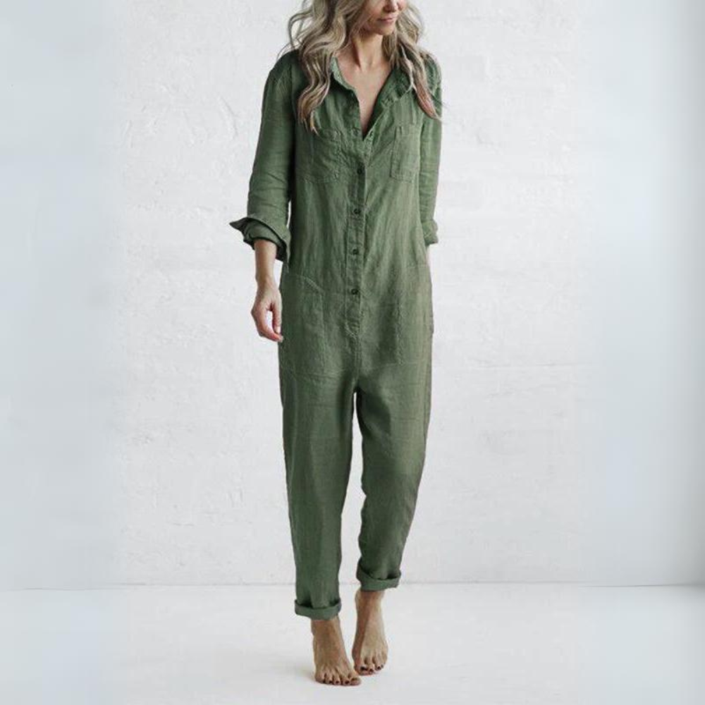 Stilla | Elegante Langærmet Jumpsuit
