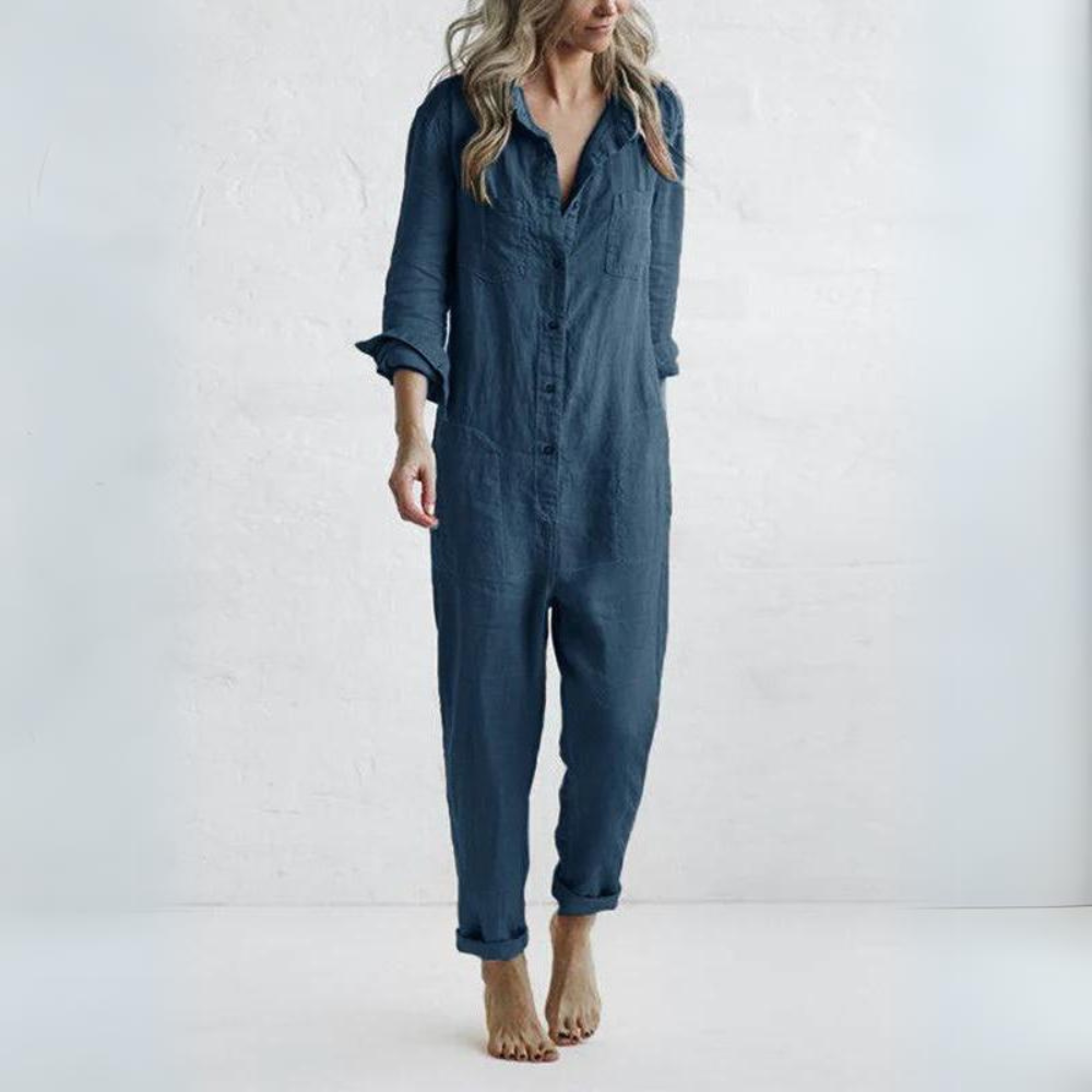 Stilla | Elegante Langærmet Jumpsuit